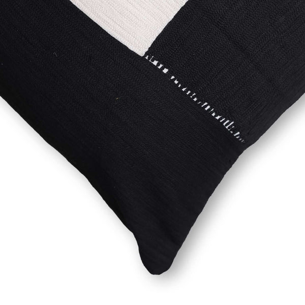 Aari embroidery cushion cover by Abraham and Thakore for Obeetee - detail view