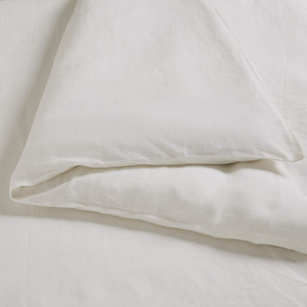 Terra linen duvet cover set by Obeetee - folded view