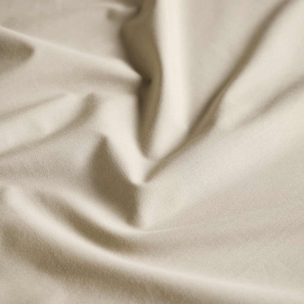 Poppy cotton percale bedsheet by Obeetee - folded view