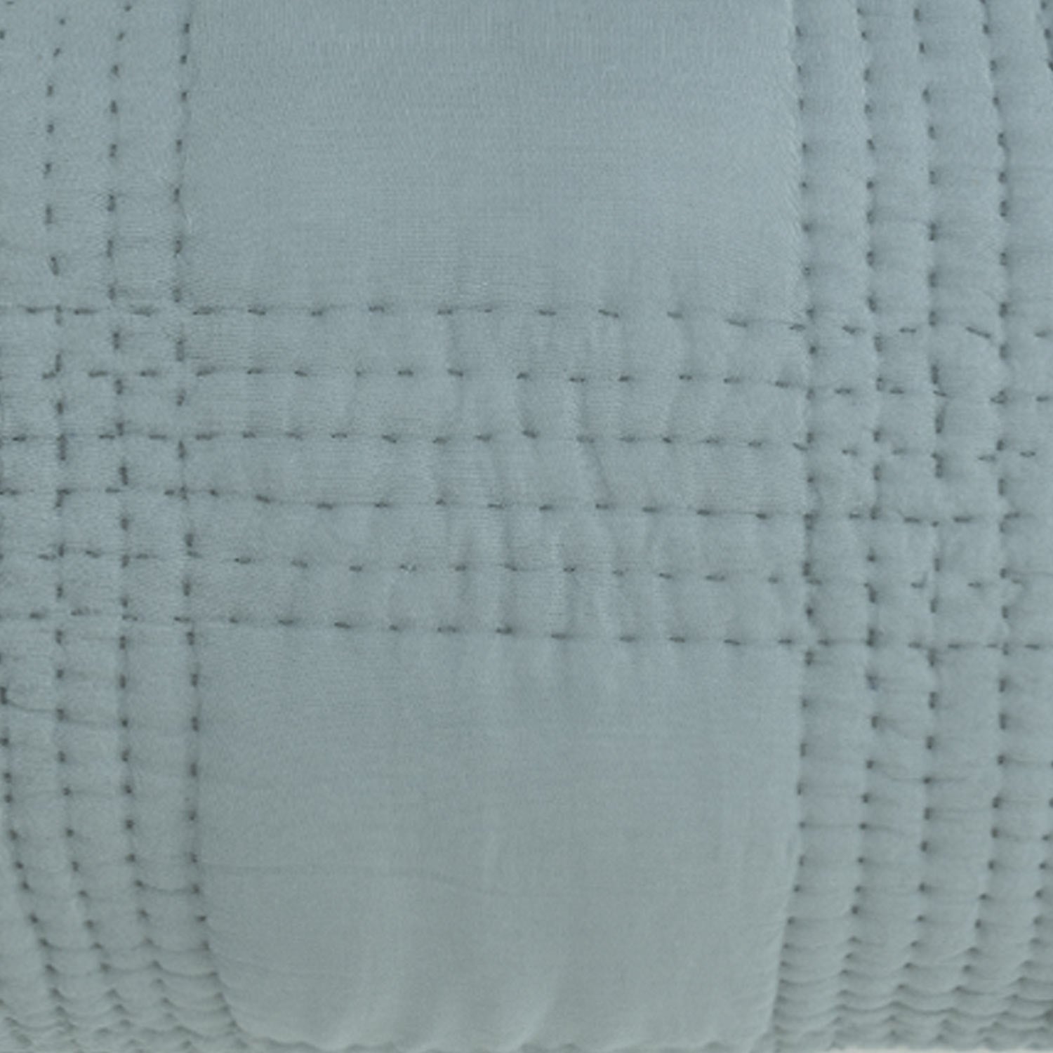 Vegan Silk Hand-Quilted Dhara Lumber Cushion Cover