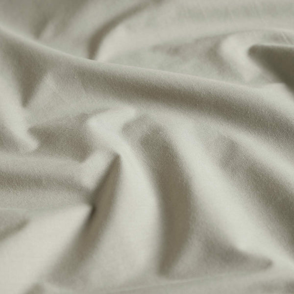 Clair cotton percale bedsheet set by Obeetee - folded view
