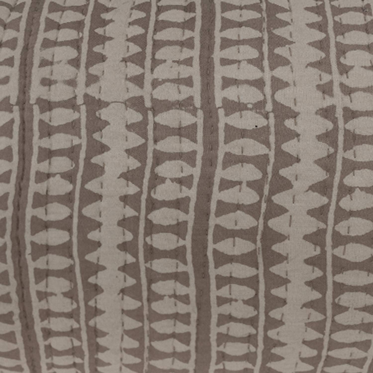 Cotton Dabu Printed And Quilted Ruva Cushion Cover