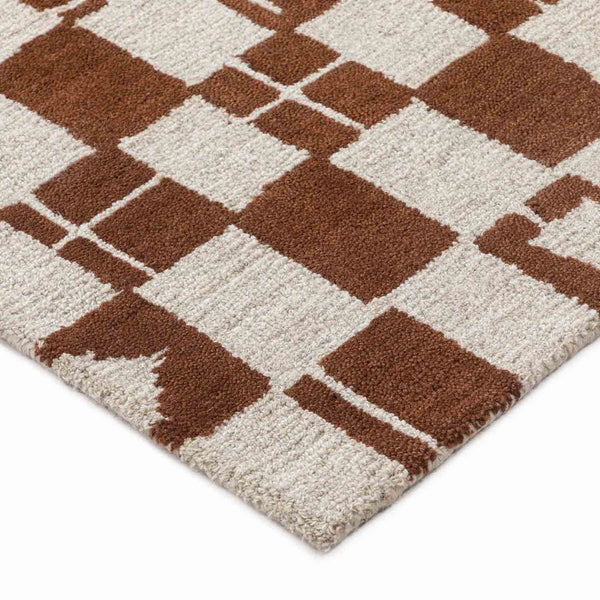 Shatranj Hand Tufted Woollen And Viscose Rug