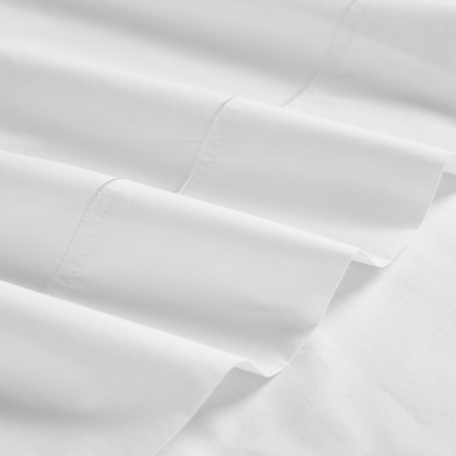 Zinia Cotton Percale Flatsheet Set