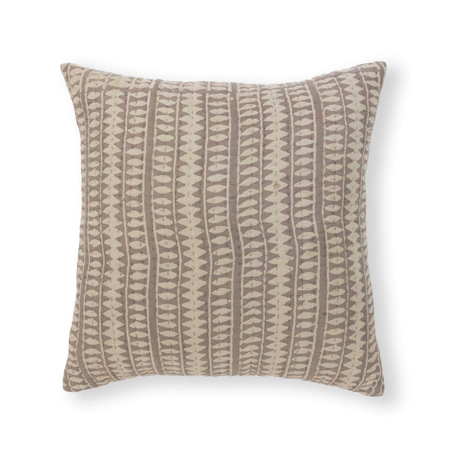 Cotton Dabu Printed And Quilted Ruva Cushion Cover