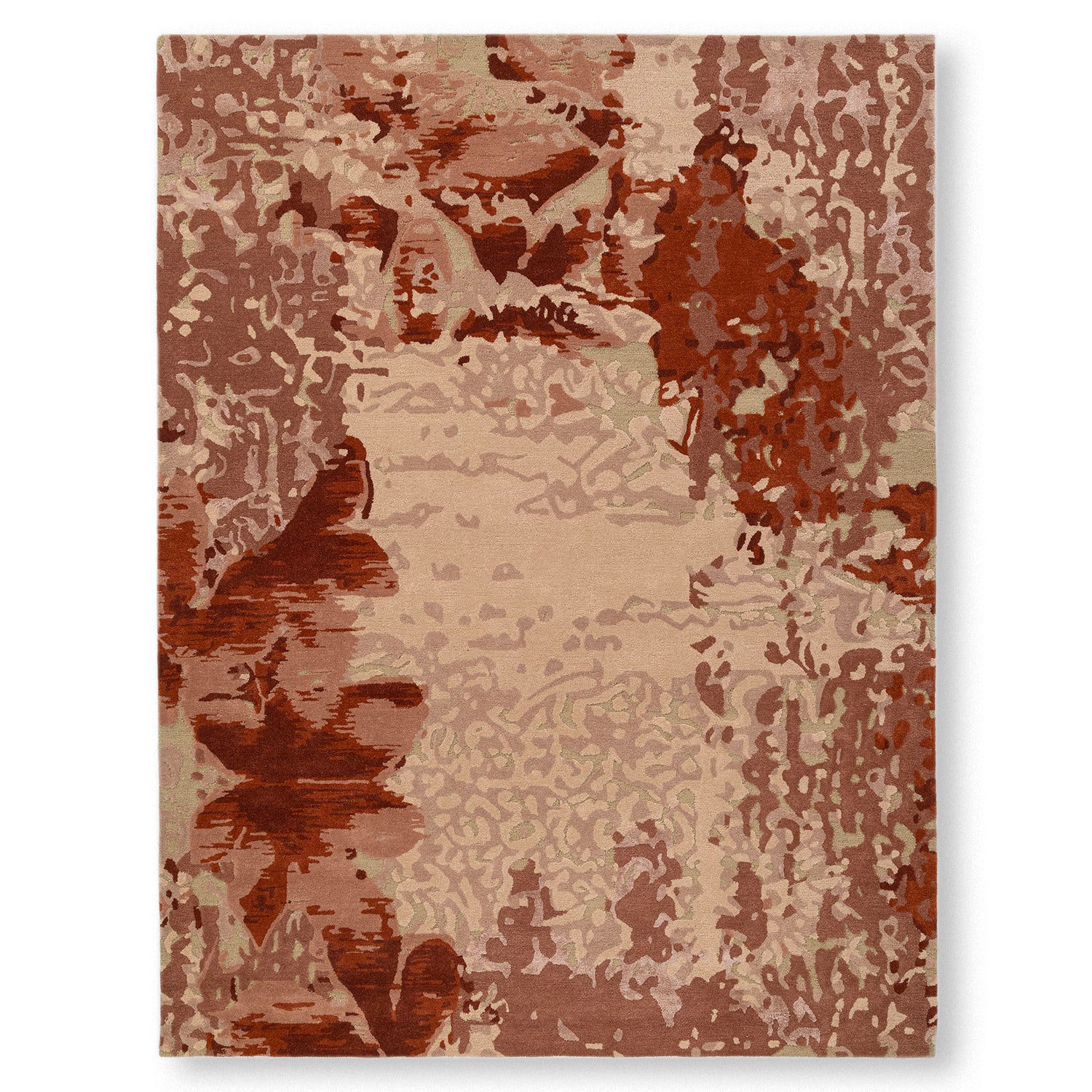 Sedimental Hand Tufted Wool And Viscose Rug