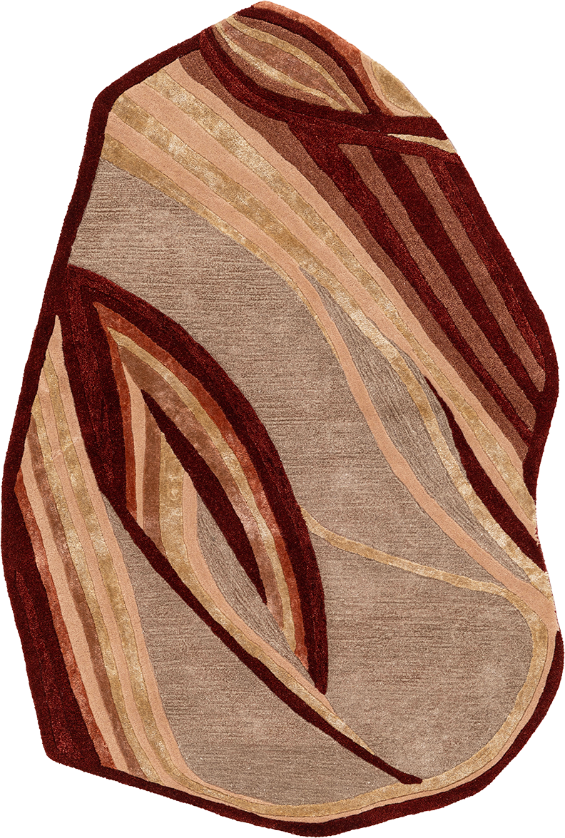 Kulhad Hand Tufted Woollen And Viscose Rug