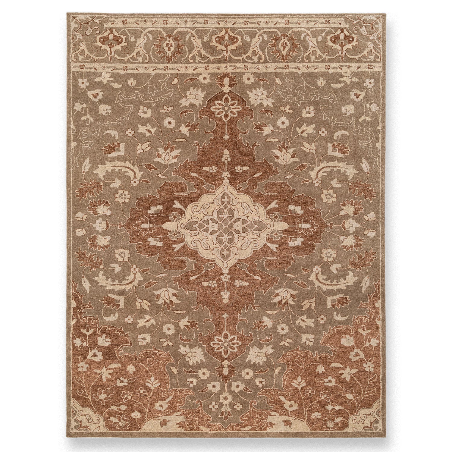 Crest Hand Tufted Wool Rug Hand Tufted Woollen Rug