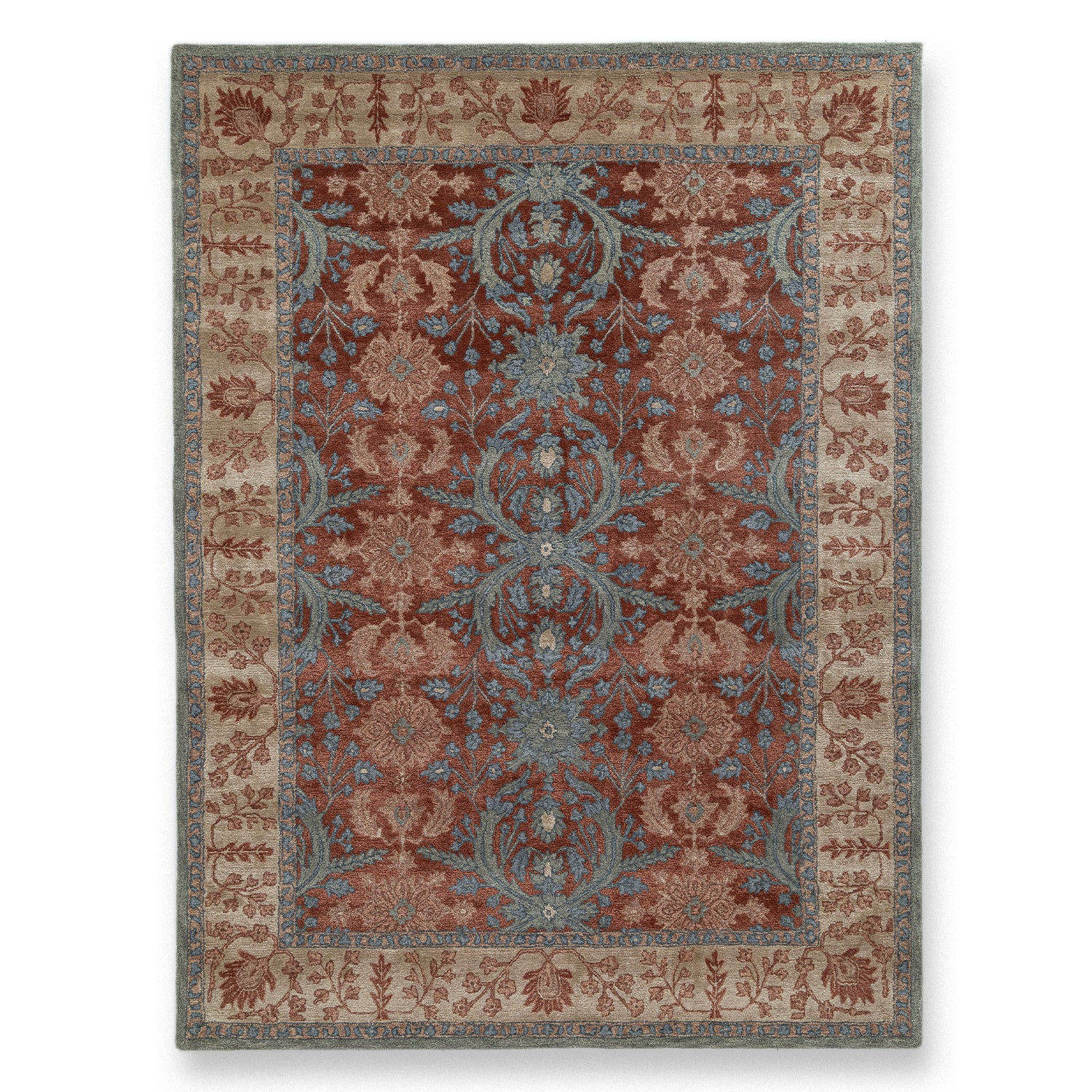 Mahal Hand Tufted Wool And Viscose Rug