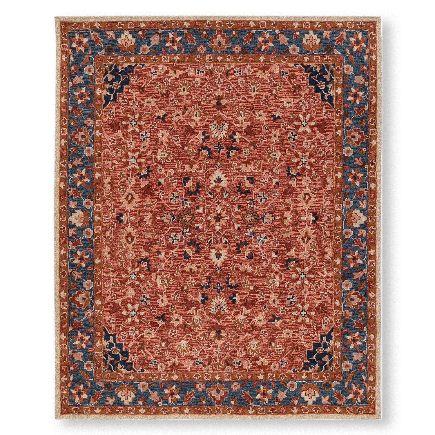 Kashan Hand Tufted Wool Rug Hand Tufted Woollen Rug