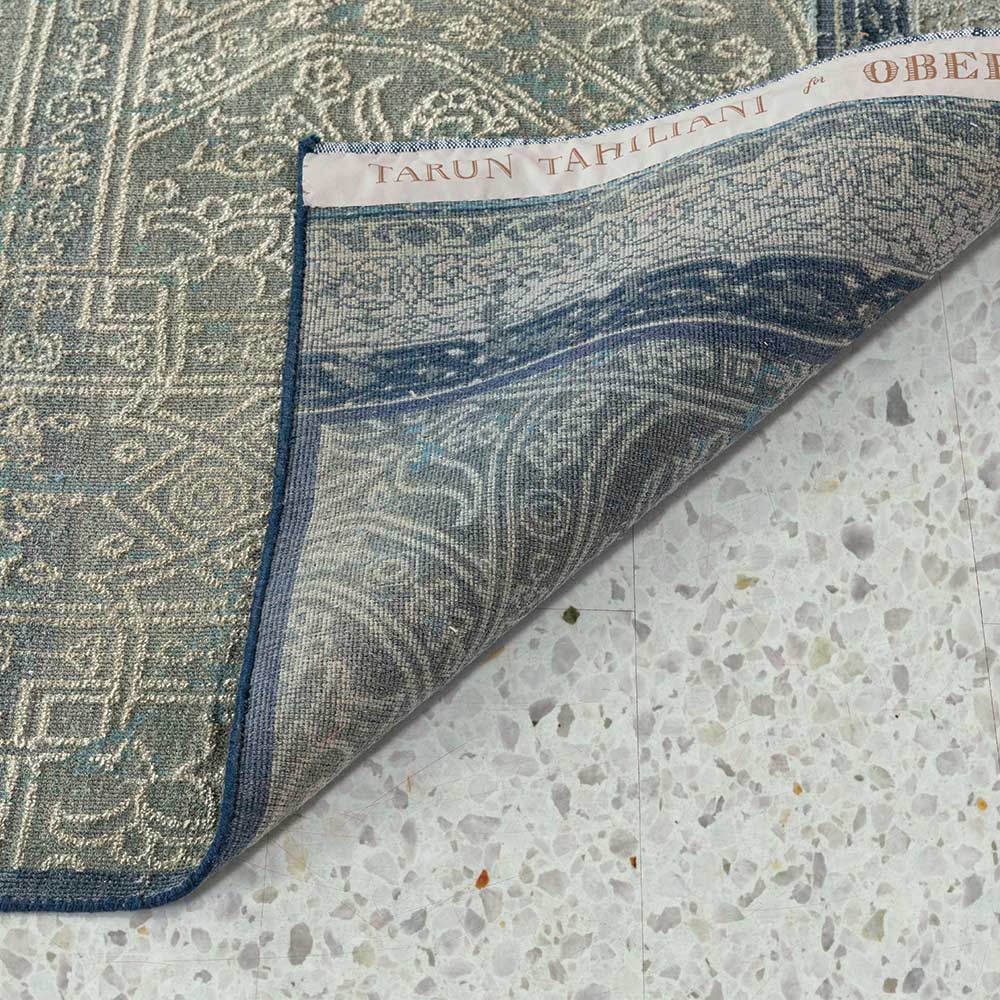 Qafia Hand Knotted Woollen and Silk Rug