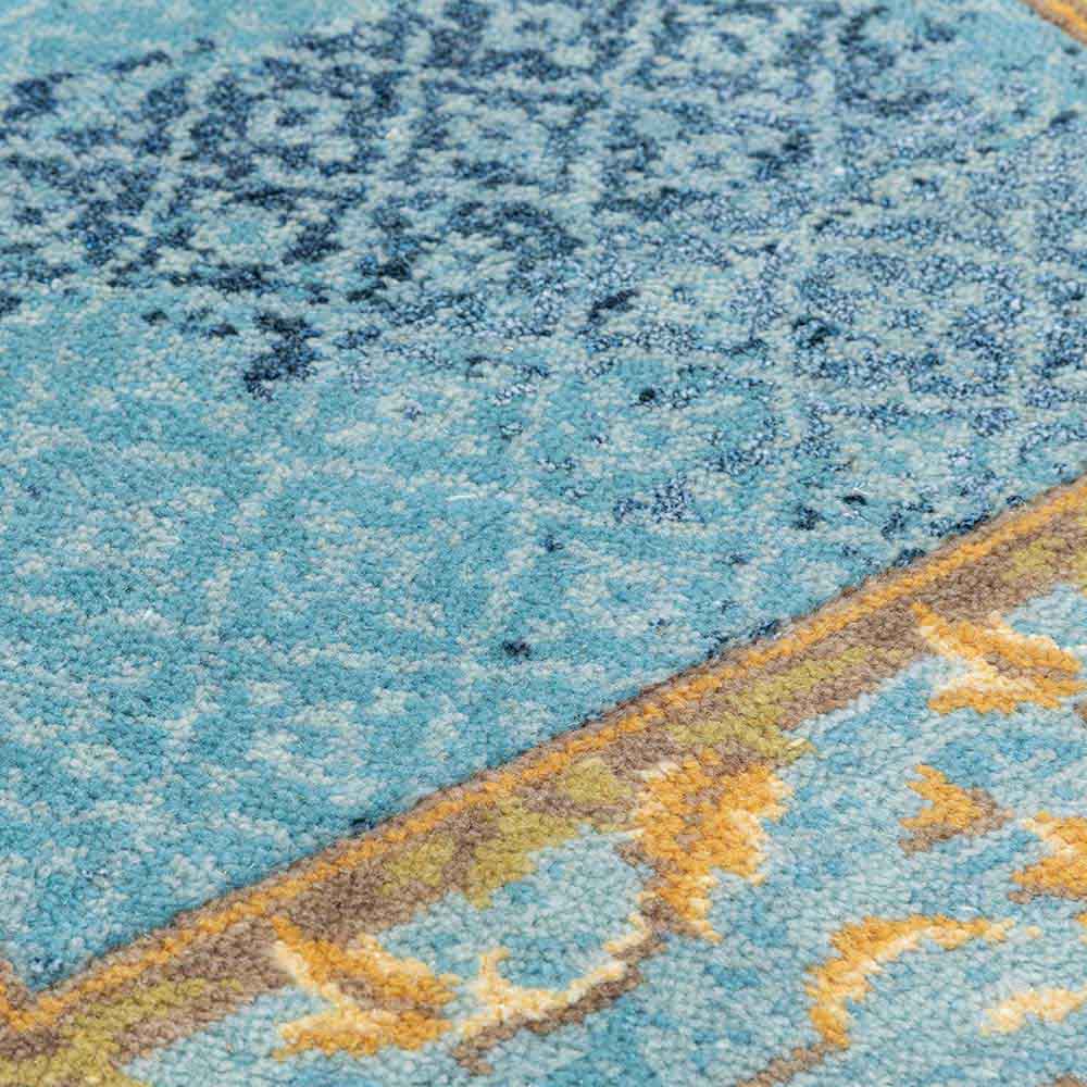 Upasana Hand Knotted Woollen and Viscose Rug