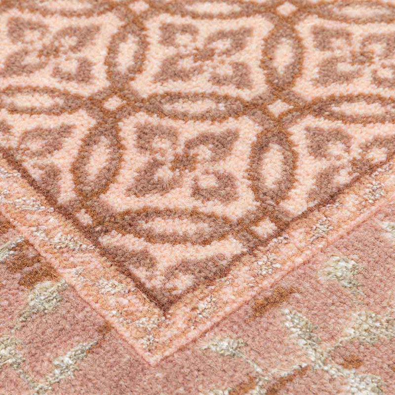 Seher Hand Knotted Woollen and Viscose Rug