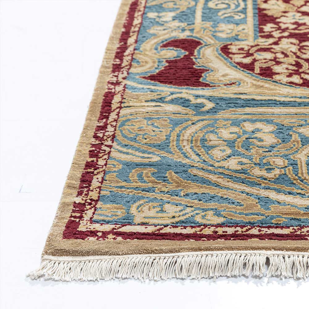 Khwabeeda Hand Knotted Woollen and Silk Rug By Raghavendra Rathore