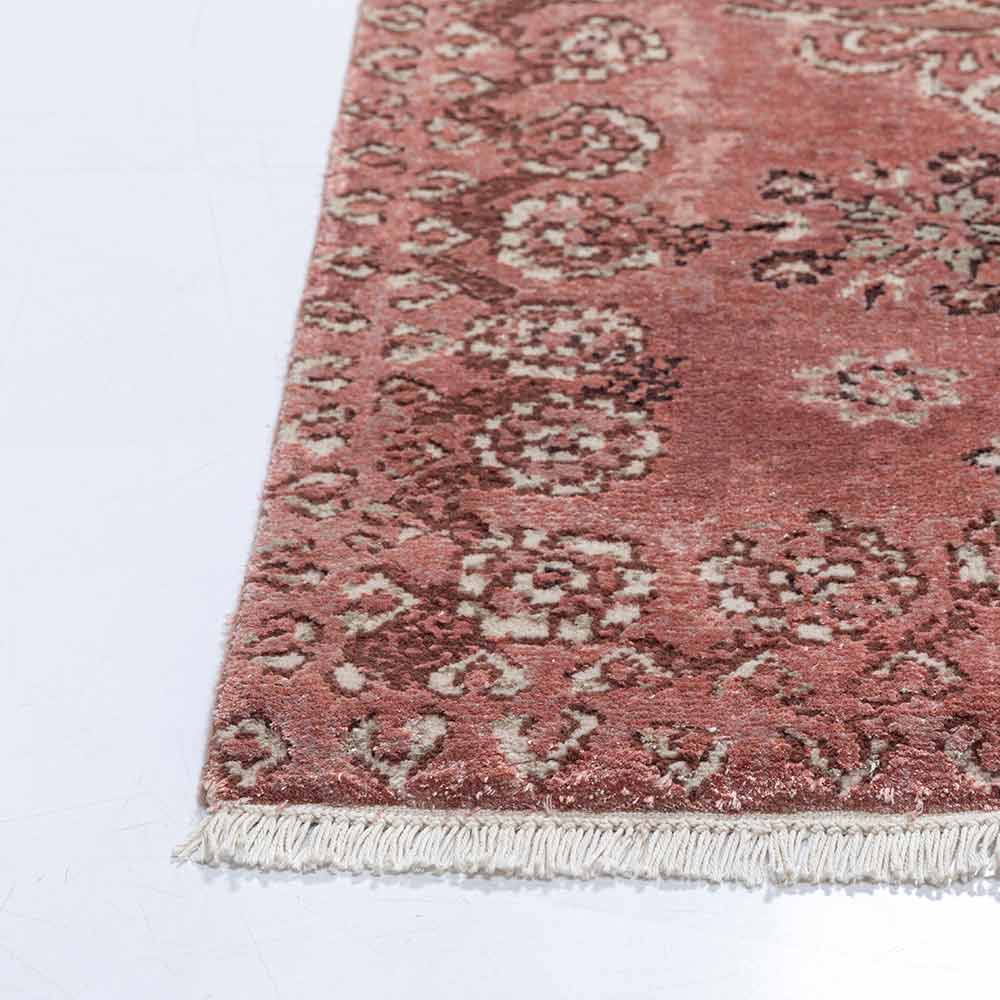 Nazakat Hand Knotted Woollen and Silk Rug