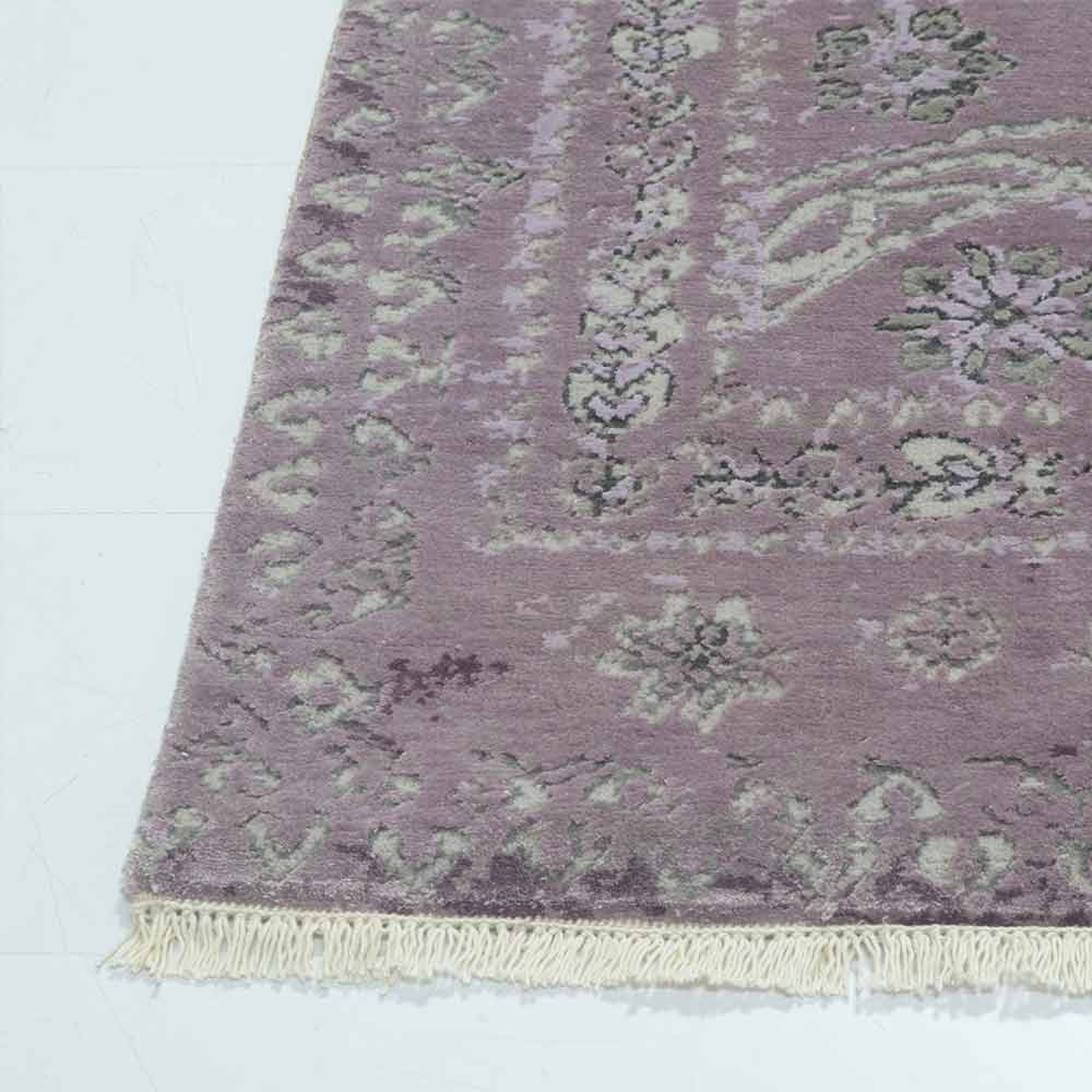 Nazakat Hand Knotted Woollen and Silk Rug