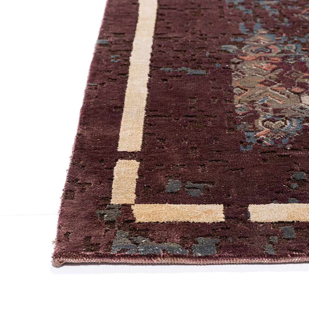 The Buxar Saga Hand Knotted Woollen and Silk Rug By Shantanu And Nikhil