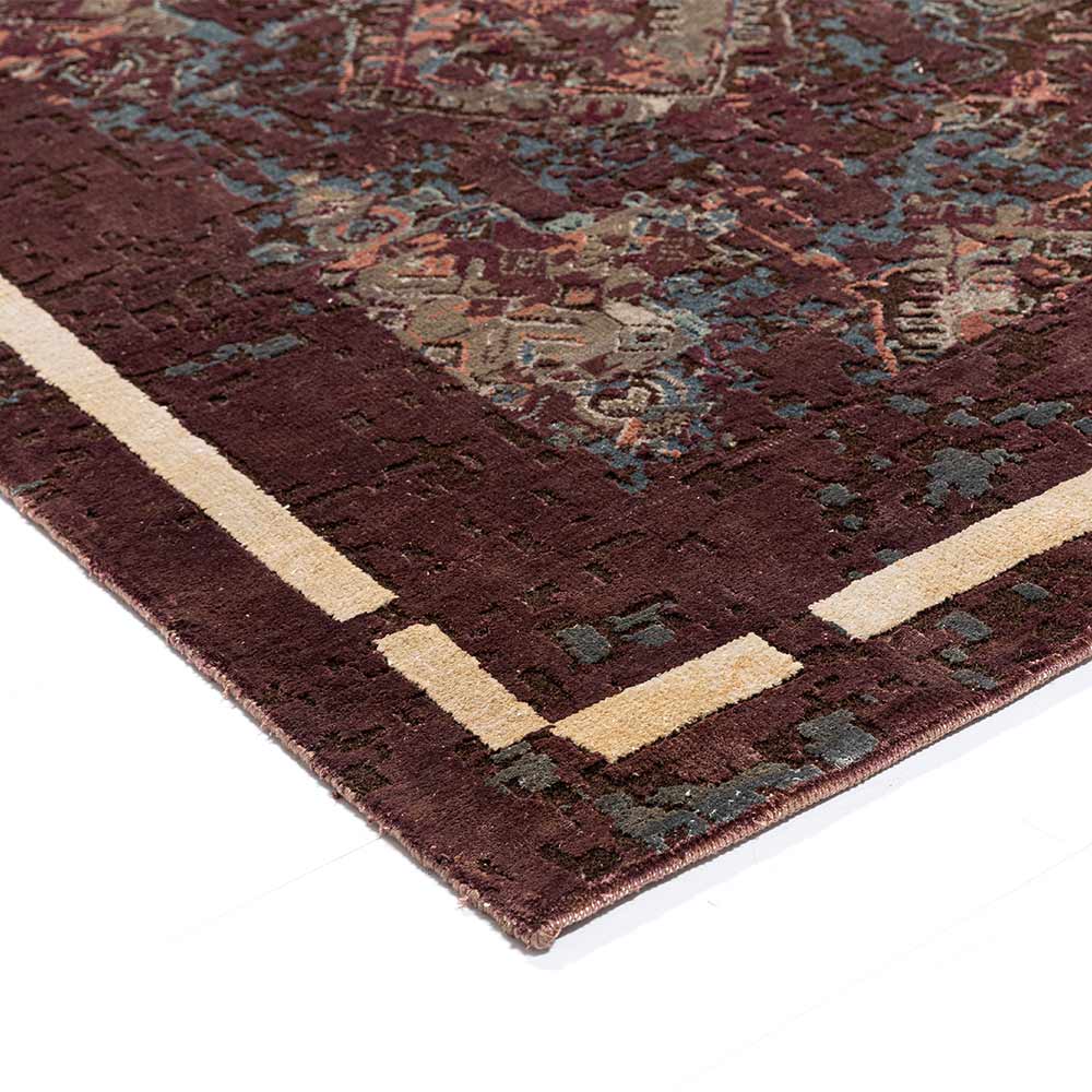 The Buxar Saga Hand Knotted Woollen and Silk Rug By Shantanu And Nikhil