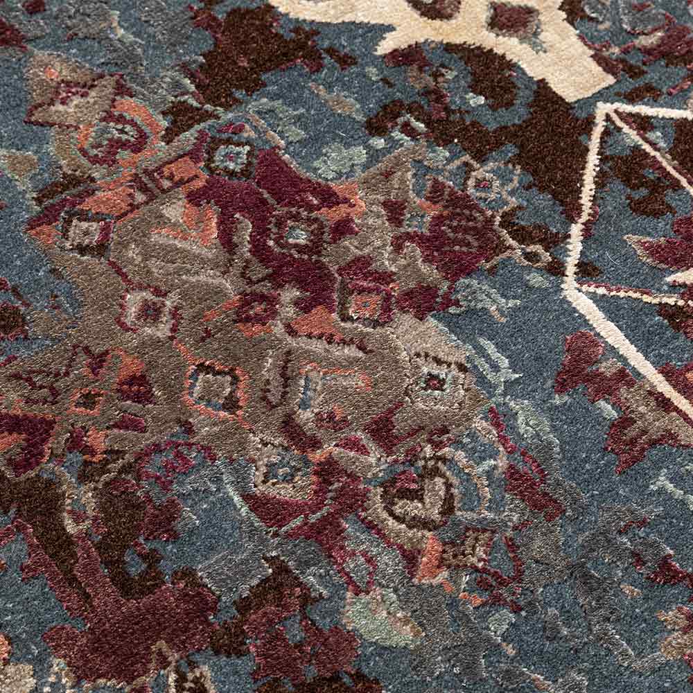 The Buxar Saga Hand Knotted Woollen and Silk Rug By Shantanu And Nikhil