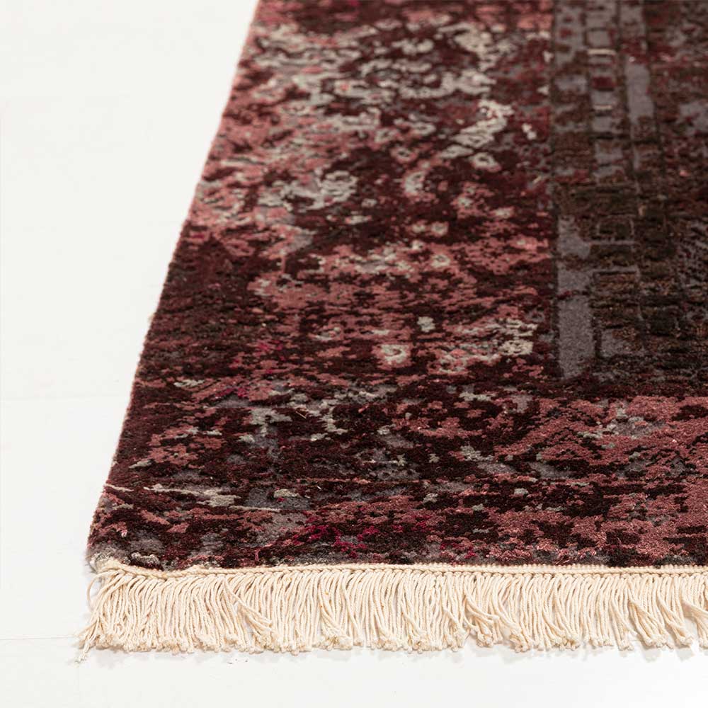 Valiant Regimen Hand Knotted Woollen and Silk Rug By Shantanu And Nikhil