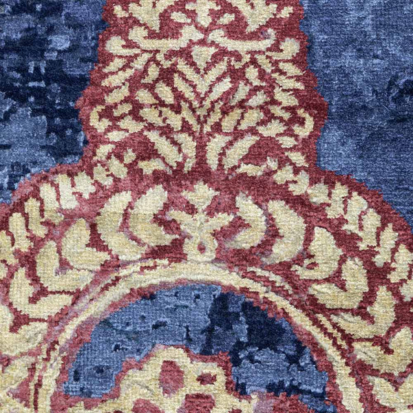 Unwavering Adamas Hand knotted Woollen and Silk Rug By Shantanu And Nikhil
