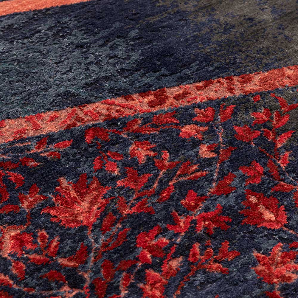 Unwavering Adamas Hand knotted Woollen and Silk Rug By Shantanu And Nikhil