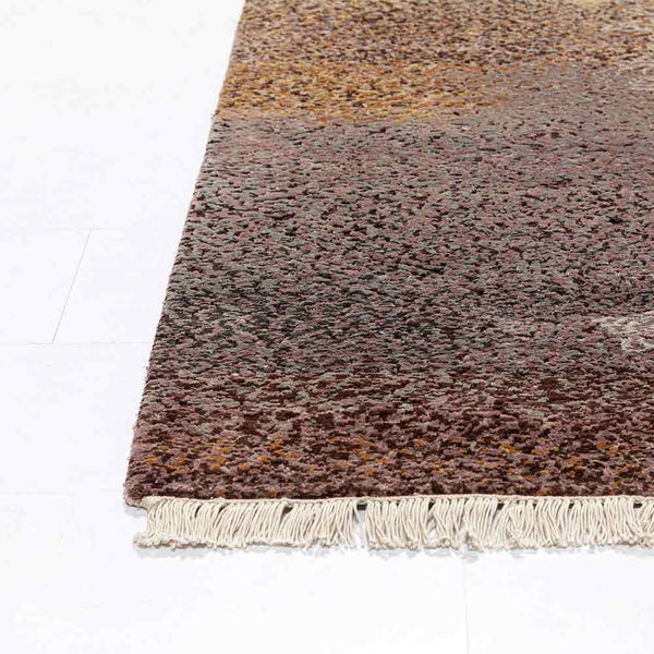 Vintage Insignia Hand Knotted Woollen and Silk Rug By Shantanu And Nikhil