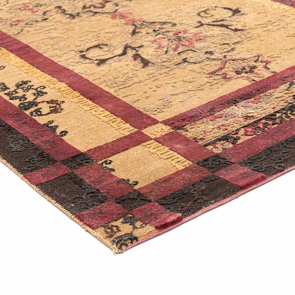Traversing Travancore Hand Knotted Woollen and Silk Rug By Shantanu And Nikhil
