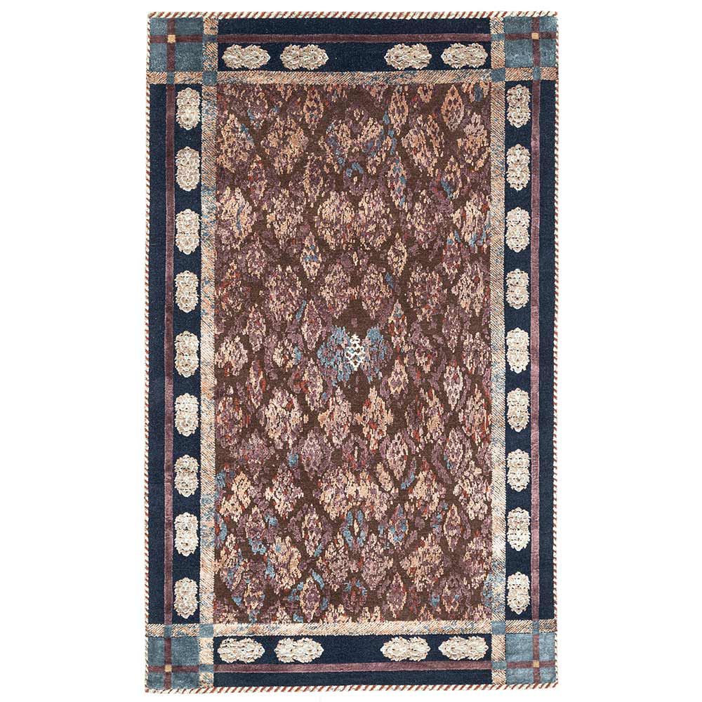 Plight of Plassey Hand Knotted Woollen and Silk Rug By Shantanu And Nikhil