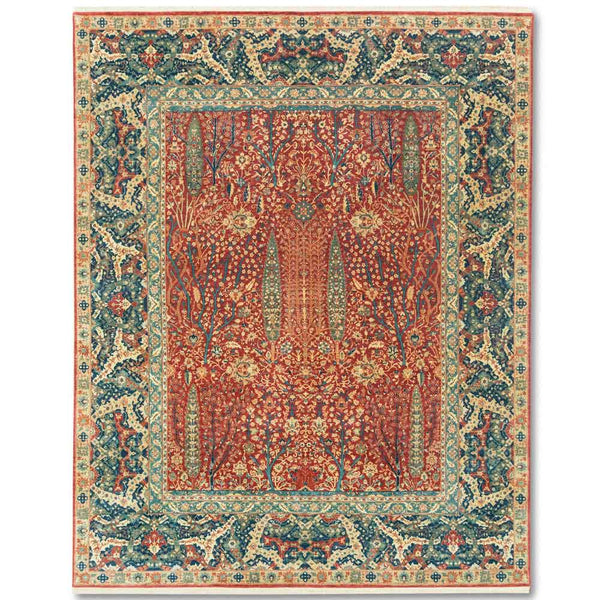 Tree of Life Hand Knotted Woollen Runner