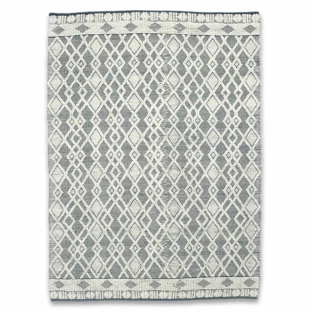 Geometric Hand Loom Recycled Polyester Rug