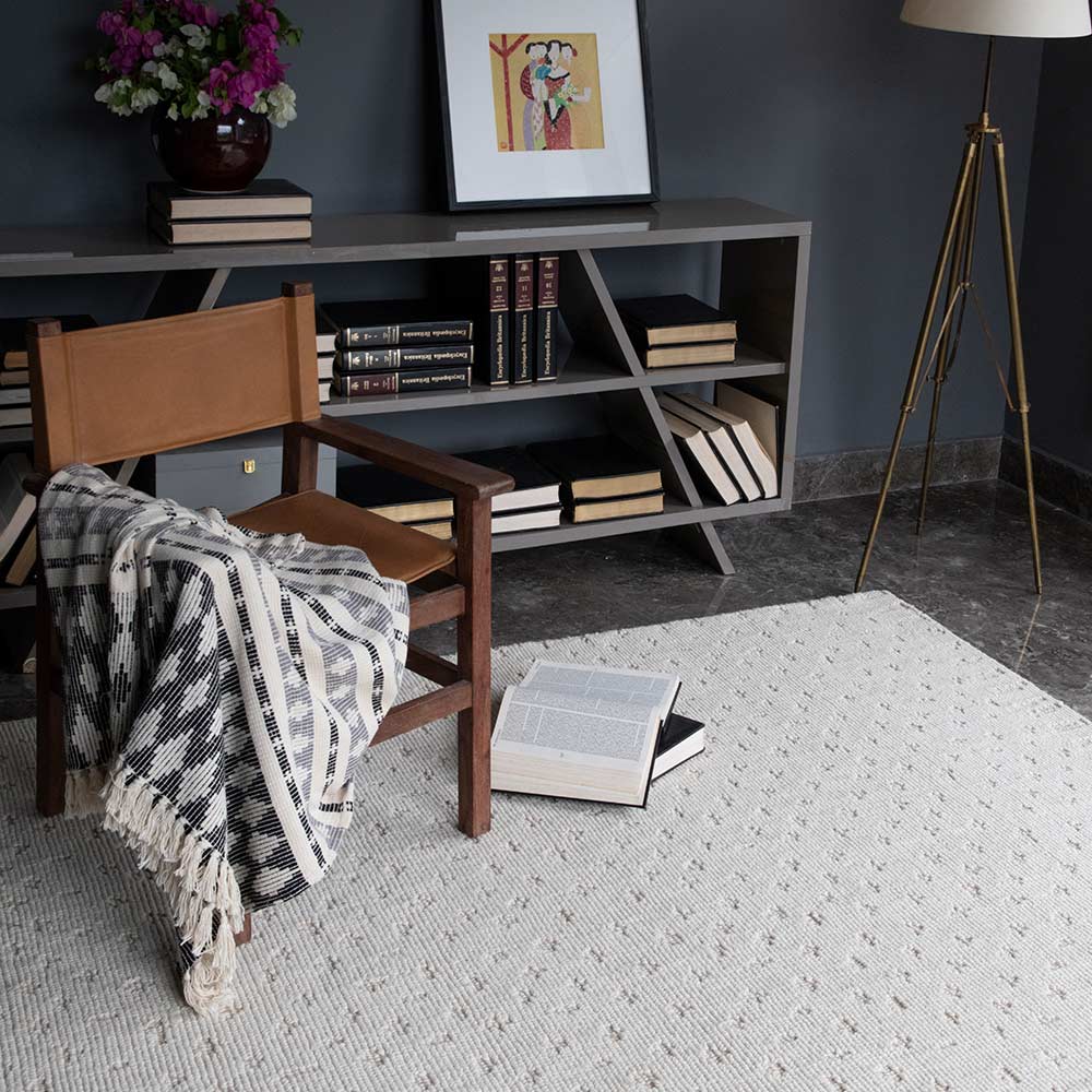 Sierra Hand Loom Wool and Jute Rug Obeetee Carpets India