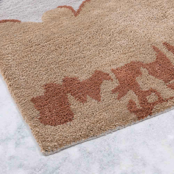 Ski Hand Tufted Woollen Rug