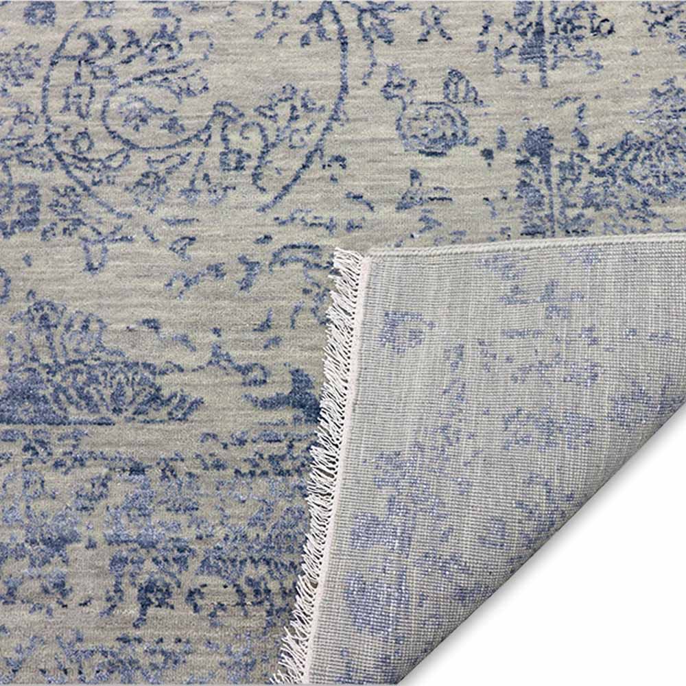 Jack Hand Knotted Woollen And Viscose Rug
