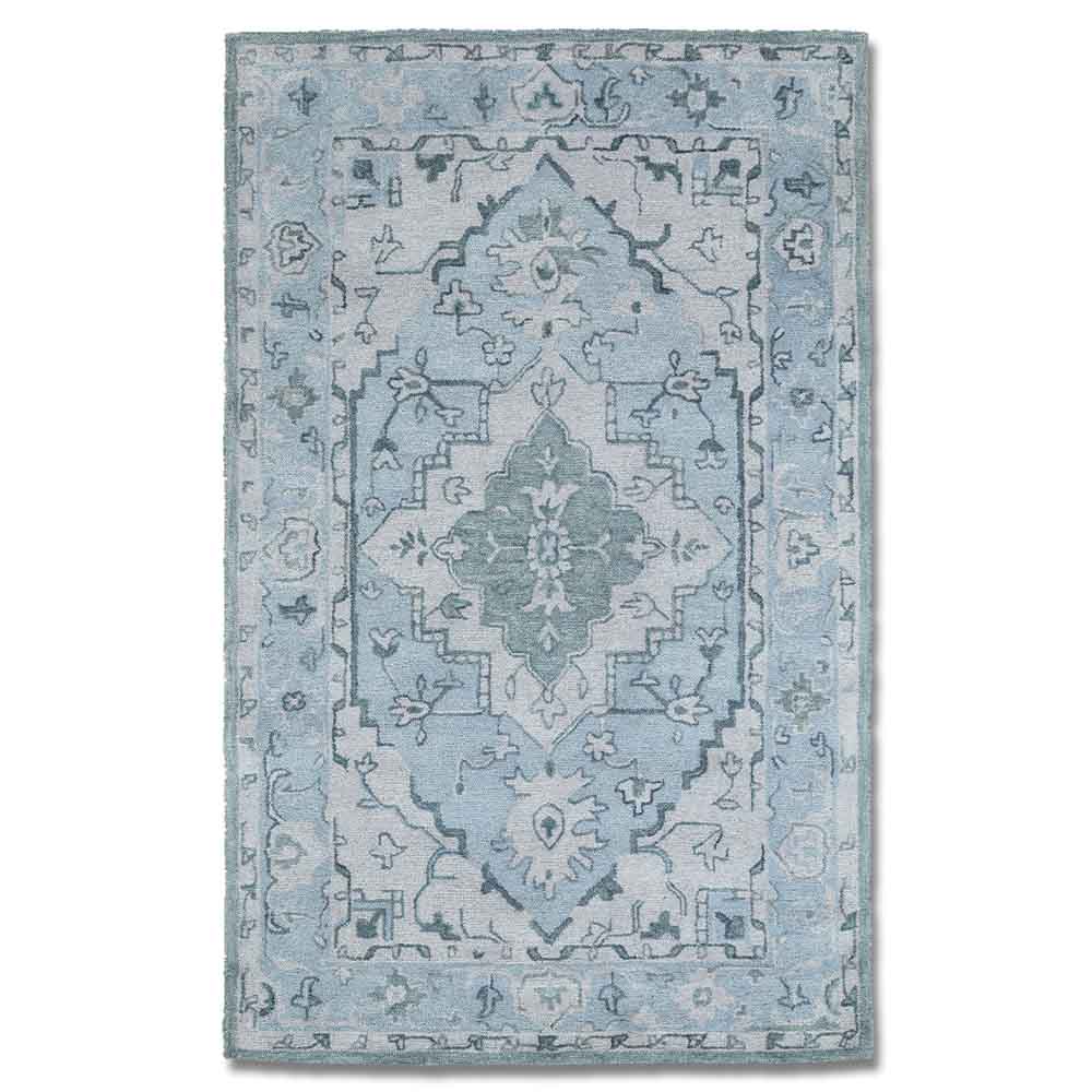 Heriz Hand Tufted Woollen and Sustainable Polyester Rug