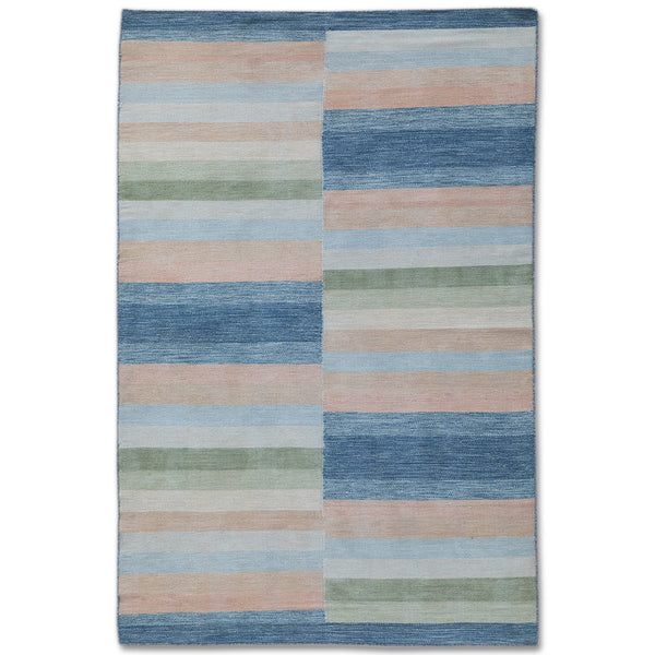 Strape Hand Woven Linen Dhurrie