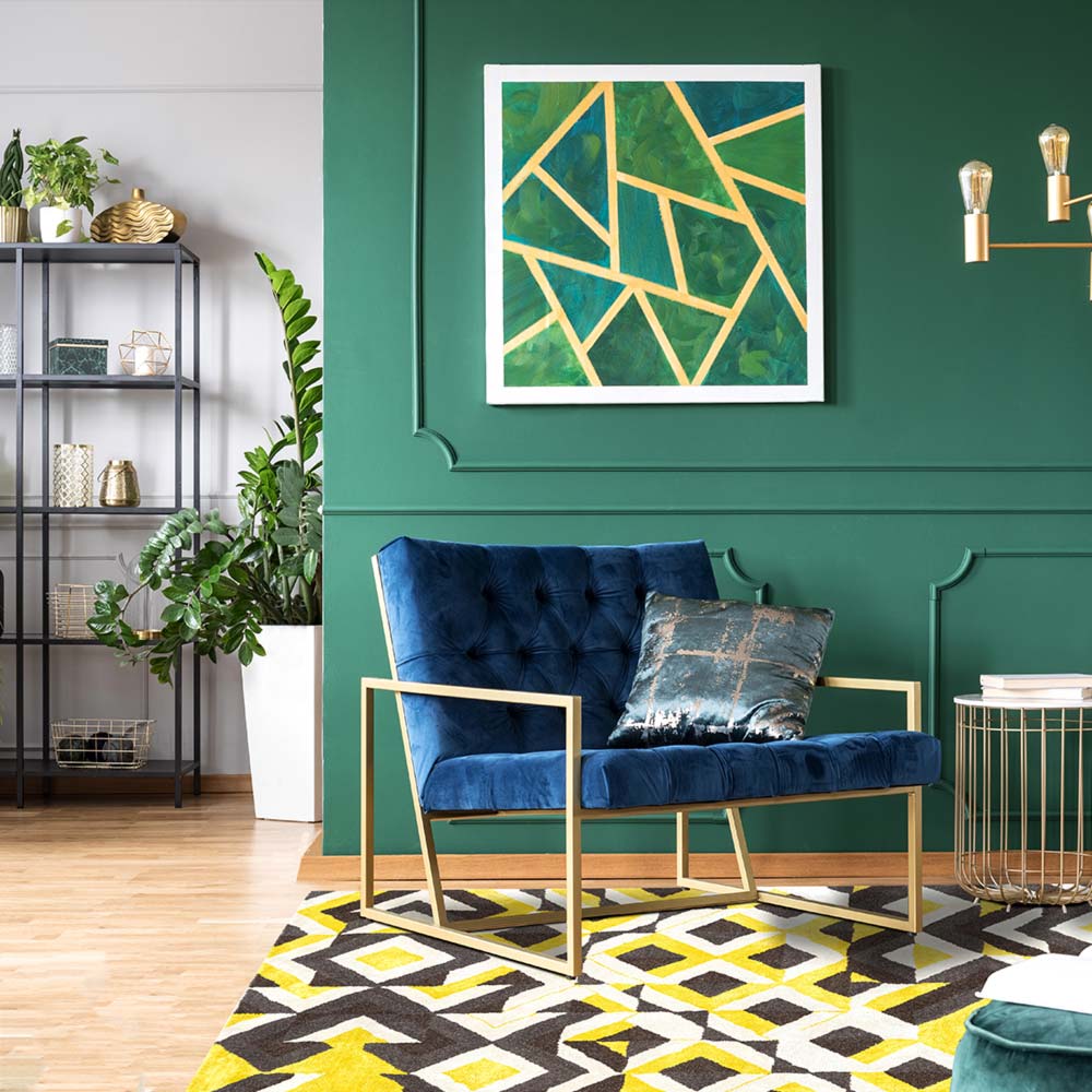 Argyle Hand Tufted Woollen and Viscose Rug| Panache Rugs Collection