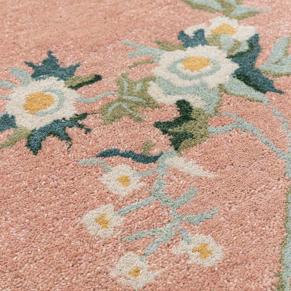 Carl-B hand tufted woollen rug by Obeetee - texture detail