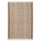 Porticoo Hand Woven Woollen and Jute Dhurrie