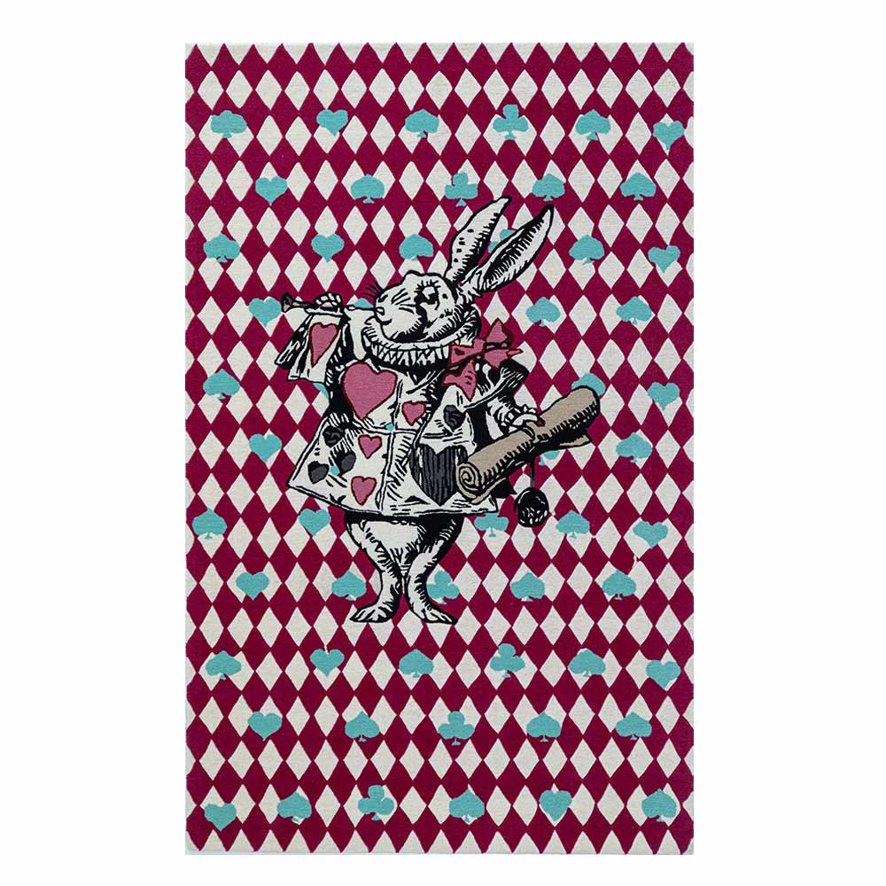 The Queen of Hearts Hand Tufted Woolen Rug By Anita Dalmia
