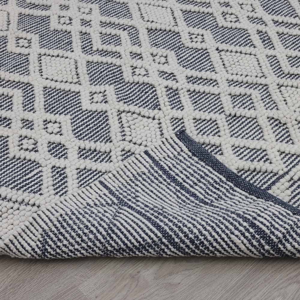 Geometric Hand Loom Recycled Polyester Rug