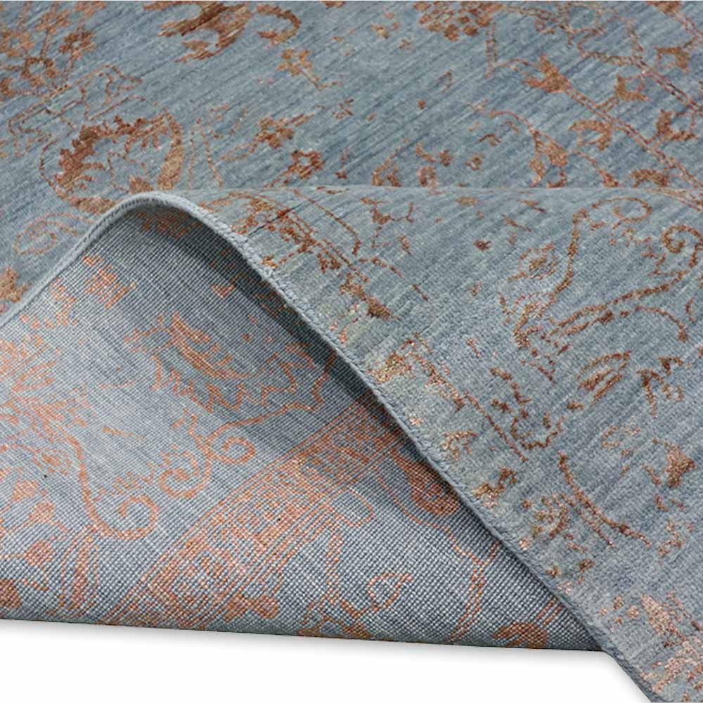 Walter Hand Knotted Woollen And Viscose Rug