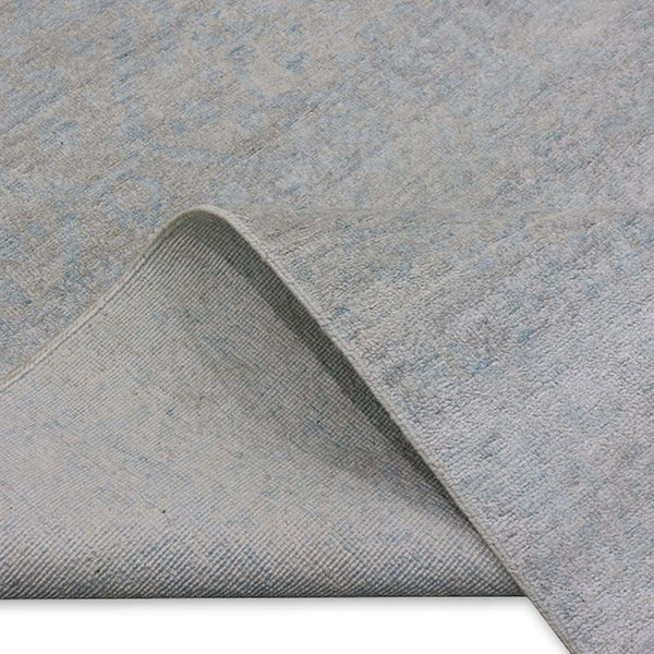 Quasha Hand Knotted Woollen And Viscose Rug