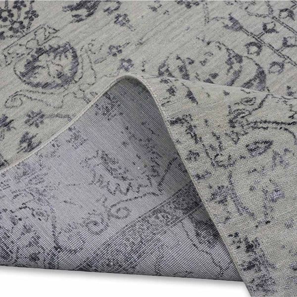Ilya Hand Knotted Woollen And Viscose Rug