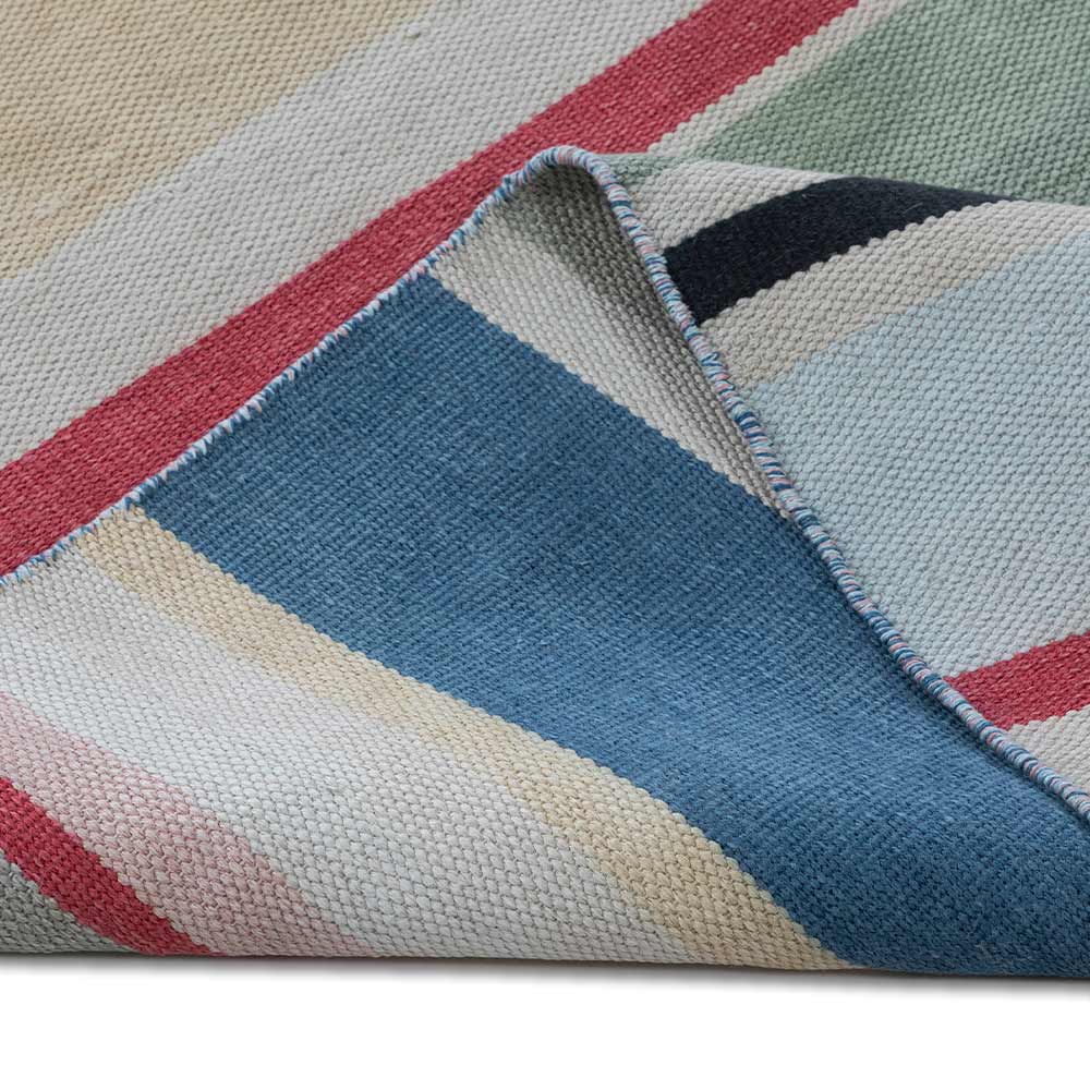 Stripe Hand Woven Jute Dhurrie