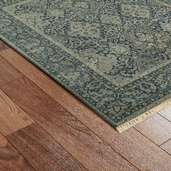 Laver Kirman Hand Knotted Woollen Rug