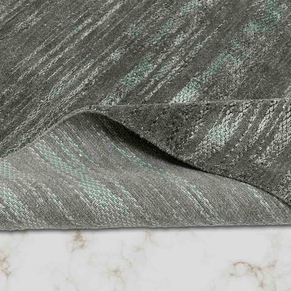 Bhutii Hand Knotted Woollen and Viscose Rug