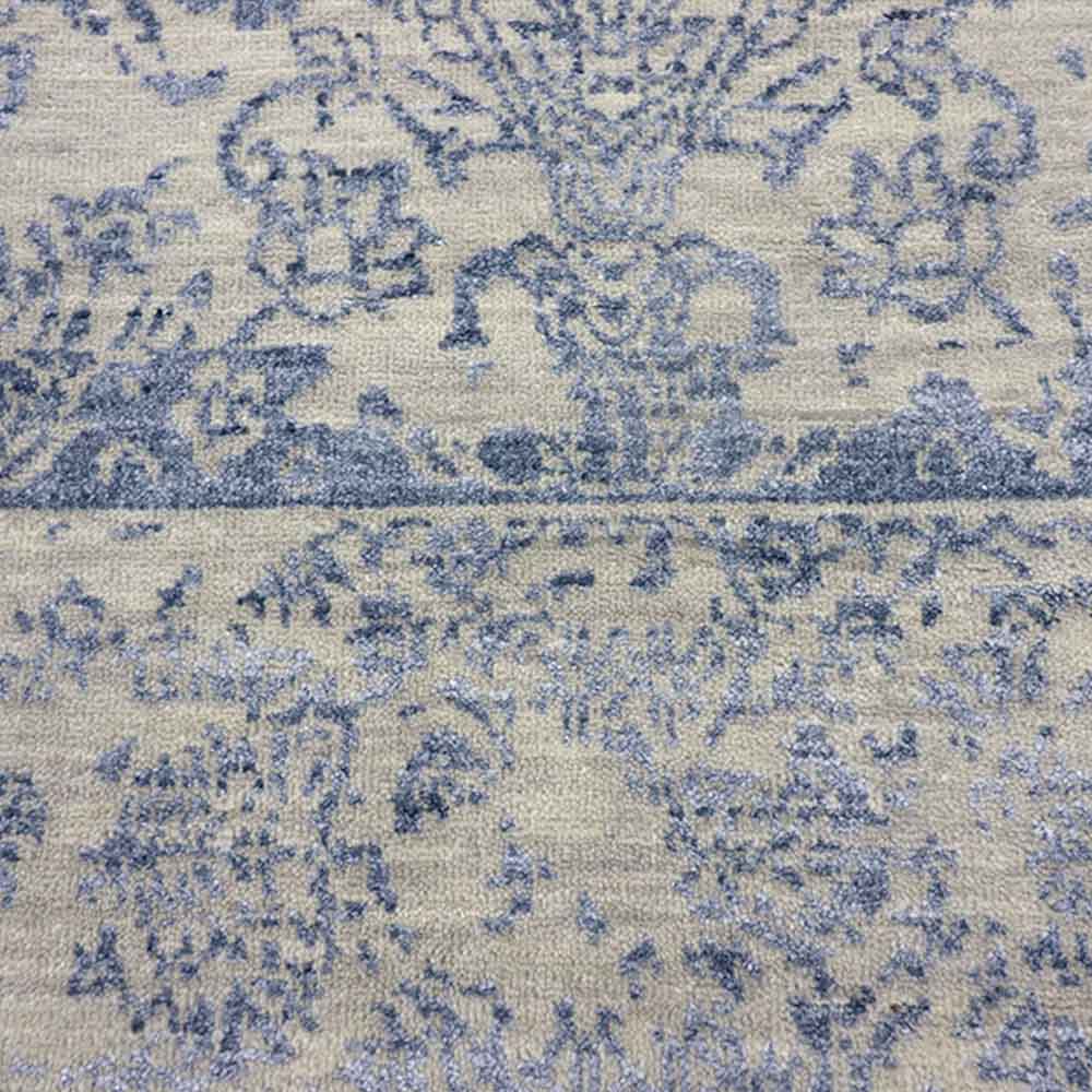 Jack Hand Knotted Woollen And Viscose Rug
