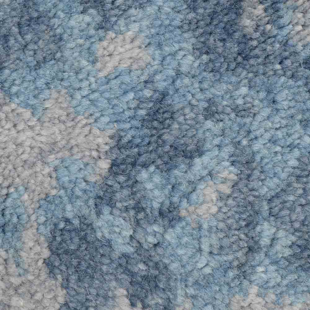 Veil Hand Knotted Wool and Viscose Yarn Rug