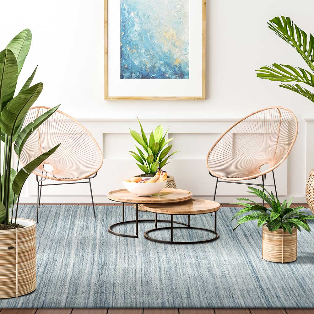 Picasa Hand Loom Recycled Polyester Rug